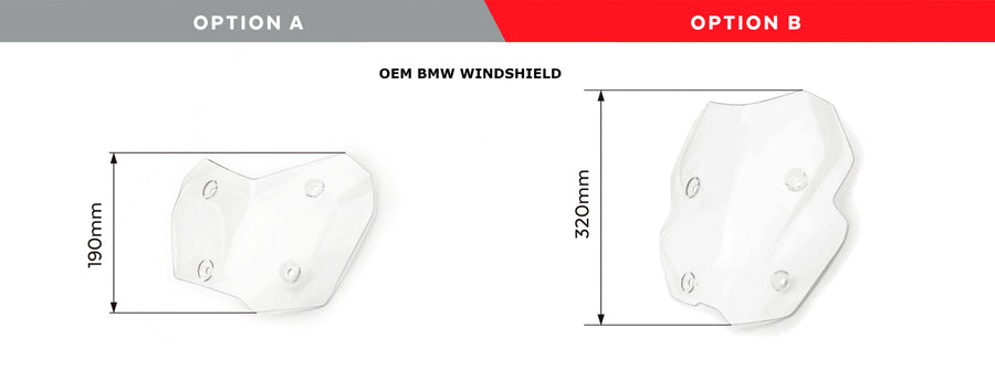 BMW F 750 GS [2024] – parabrezza touring – trasparente