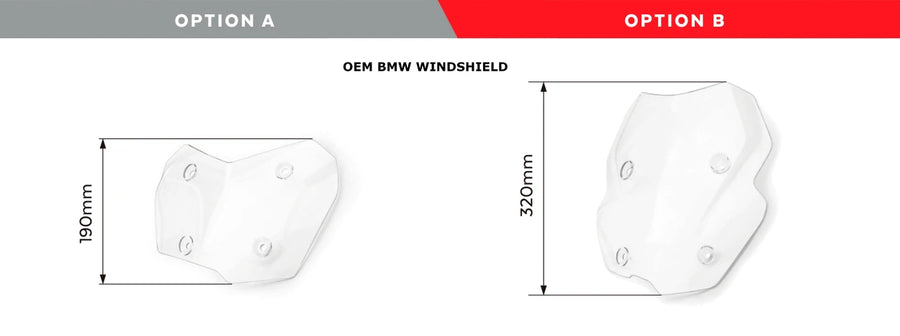 BMW F 750 GS [2024] – parabrezza touring – trasparente