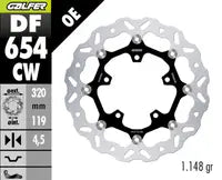 Honda CRF 450 R [2023, 2023-2024] - floating wave brake disc, grooved - picture 6
