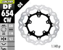 Honda CRF 450 R [2023, 2023-2024] - floating wave brake disc, grooved - picture 6