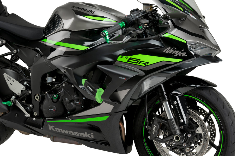 KAWASAKI ZX-6R NINJA [2025] – Spoiler laterale gara – Nero opaco