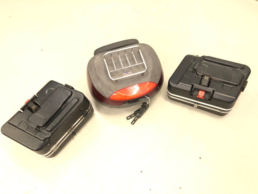 Honda GL 500 Silversching PC02 - Set di valigie Top Case con staffa