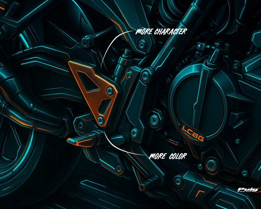 KAWASAKI ZX-6R NINJA [2025] – Fersenplatten – Schwarz