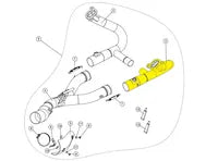 Kawasaki KX 250 [2021-2024, 2024] - tubo collettore - immagine 9