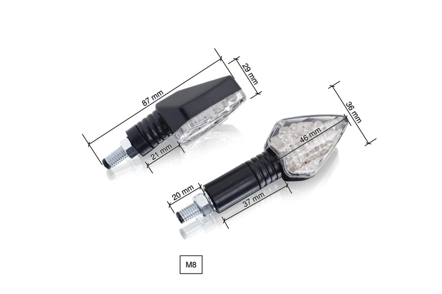 KTM RC 390 [2025] – Flecha indicator set – transparent