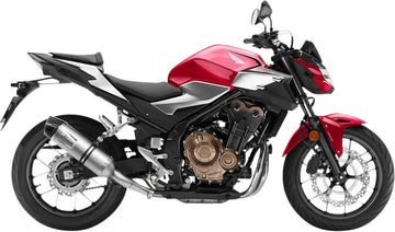 honda cb 500 hornet [LEOVINCE] – Silenziatore slip-on LV One Evo in acciaio inossidabile - 0