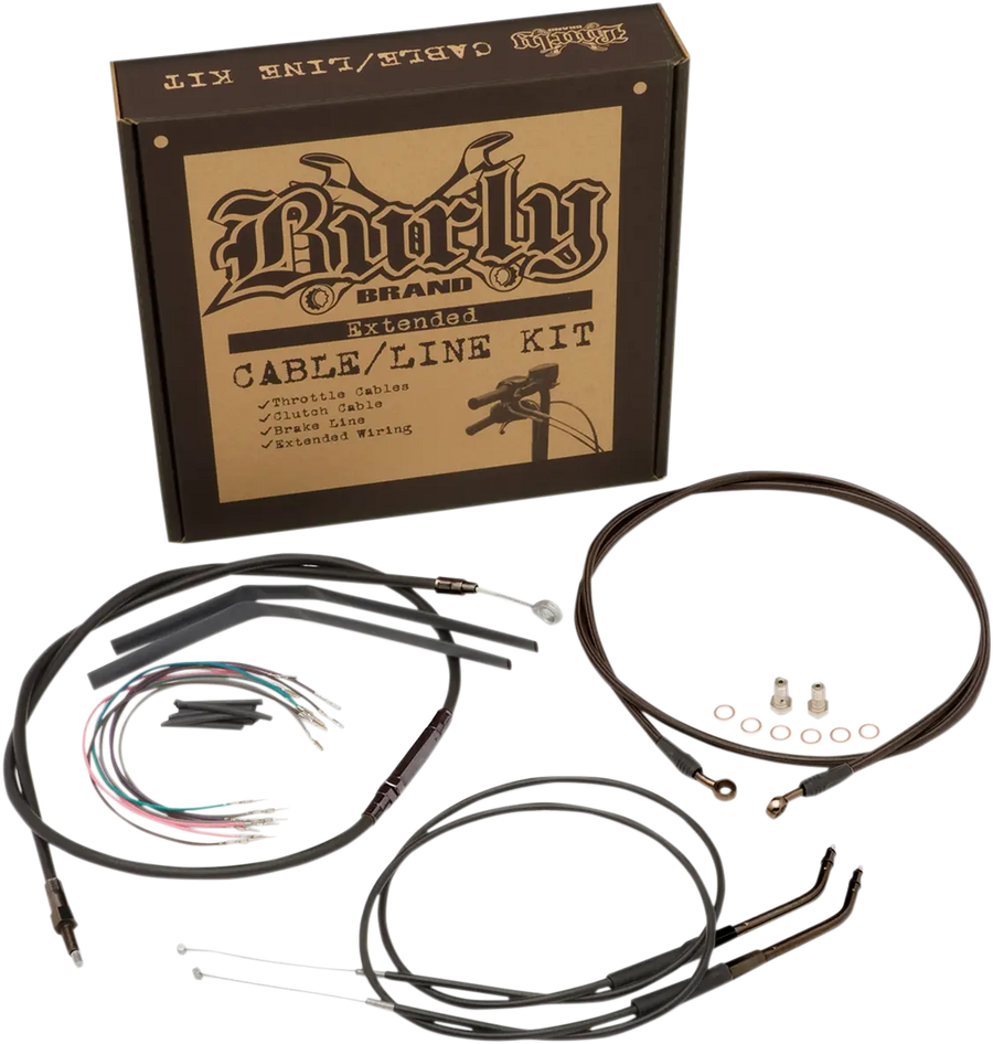 Harley-Davidson Street Bob [BURLY BRAND] – Set di cavi Jail Bar