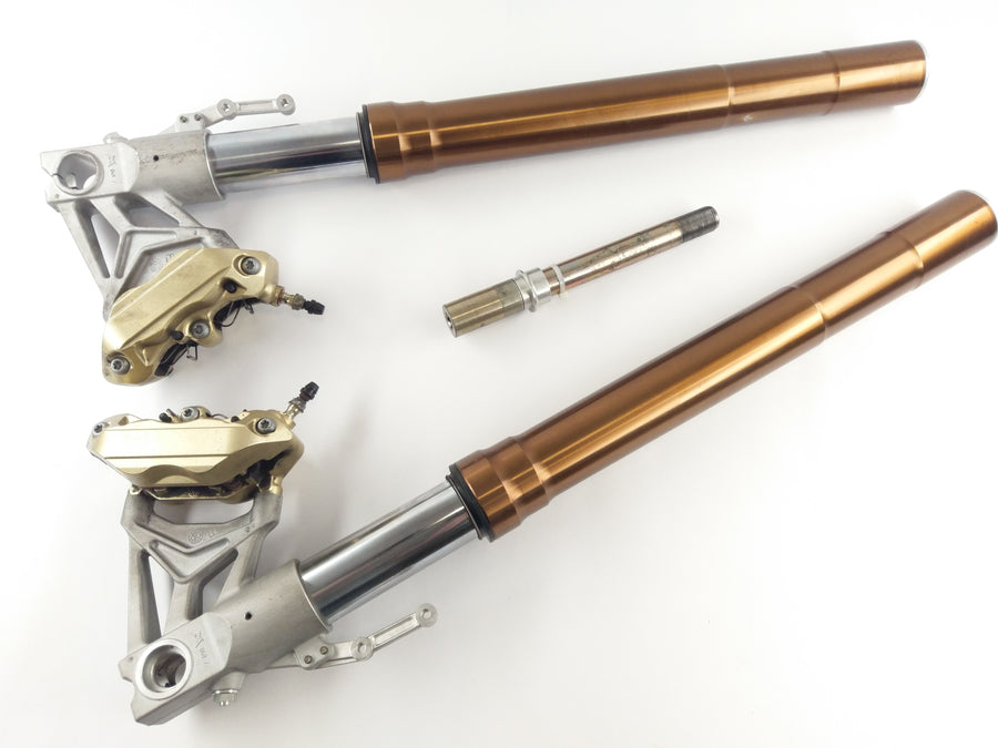 Benelli TNT 1130 Sport [2002] - Gabel mit Achse und Bremssätteln