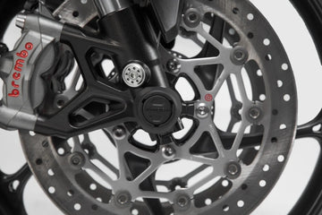 ducati monster 937 [SW-MOTECH] – set protezione asse ruota anteriore - 0