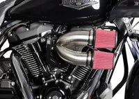 Harley-Davidson Fxlrs 1923 ABS [2025] - Tuned Induction Luftfilterkit – Oberfläche: Silber – Bild 12