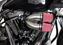Harley-Davidson FLSTFI 1923 Softail Fat Boy Gray Ghost 117 [2025] - Tuned Induction Luftfilterkit – Oberfläche: Silber – Bild 2
