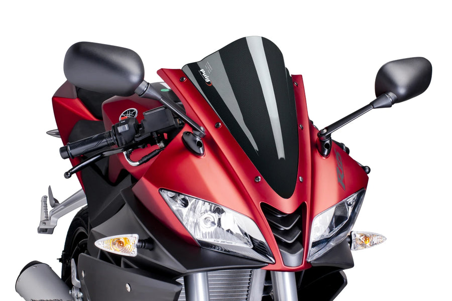 YAMAHA YZF-R 125 [2018] – racing screen – black