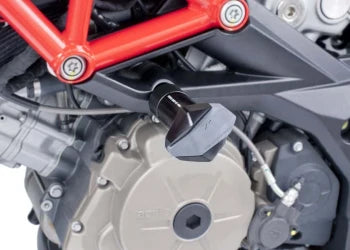 APRILIA SHIVER 900 [2020] – Adapter Beifahrer Fußrasten- Gummipad adjustierbar