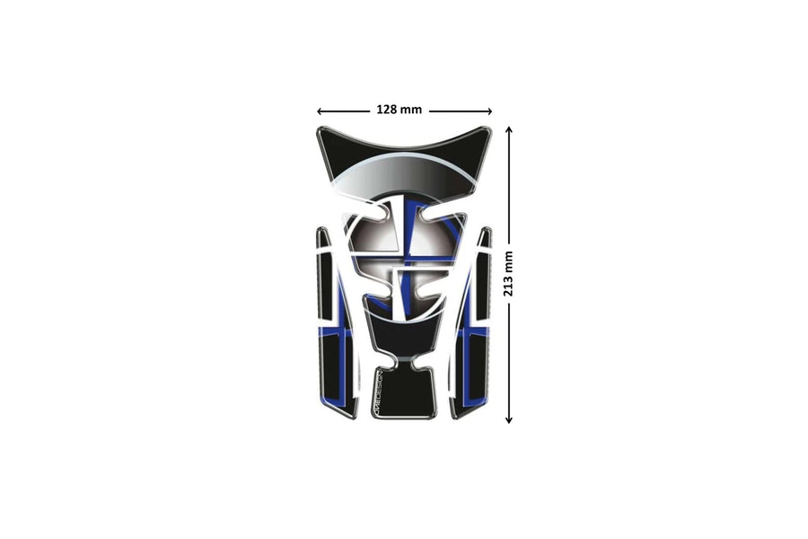 YAMAHA YZF 1000 R THUNDERACE [2002] – Wings tank protector – silver