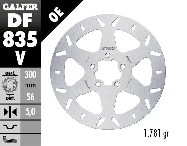 Harley-Davidson XL 1200 C Sportster Custom [2020] - brake disc fixed round – picture 4