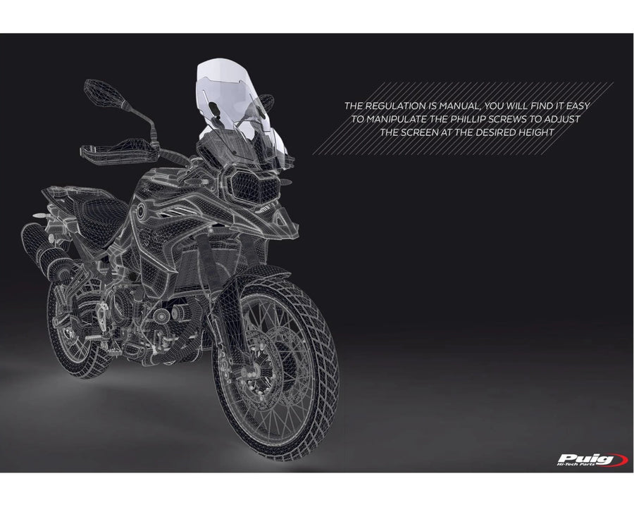 BMW F 800 GS [2025] – Verstellbare Scheibe – Stark getönt