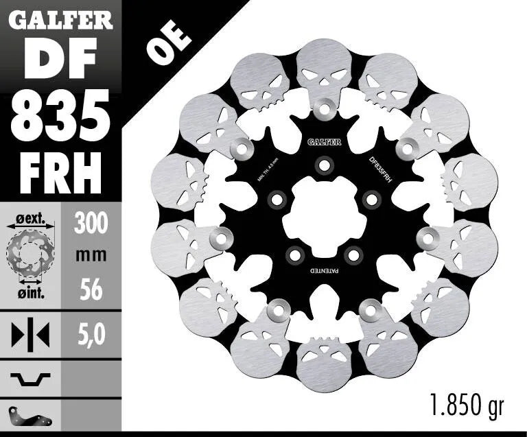 Harley-Davidson Xg 750 Street [2015] - Floating brake disc Skull - Image 2