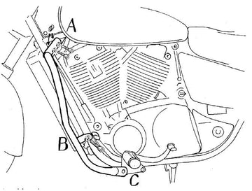 Honda VT 1100 C3 Shadow [1998-2001] - Barra di protezione del motore - 0