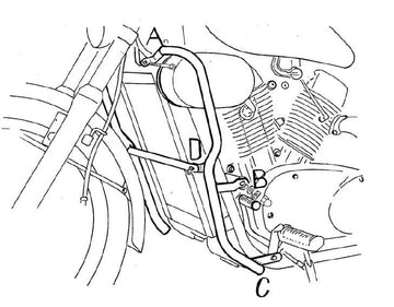 Kawasaki VN 1500 [1988-2004] - Motorschutzbügel - 0