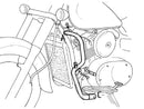 Kawasaki VN 1500 Classic [1996-2002] - Barra di protezione del motore-2