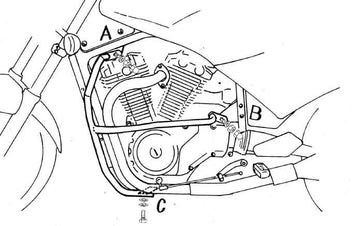 Suzuki VX 800 [1990-1995] - Barra di protezione del motore
