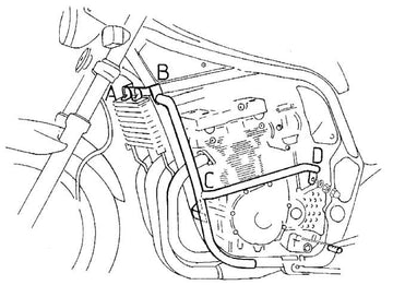 Suzuki GSF 1200 S [1996-2000] - Barra di protezione del motore - 0