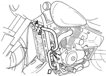 Suzuki VZ 800 Marauder [1996-2003] - Barra di protezione del motore
