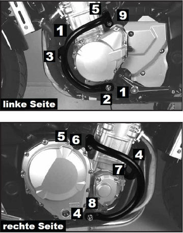Suzuki GSF 1250 [2007-2016] - Barra di protezione del motore