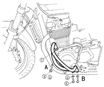 Suzuki GSX 1400 [2001-2004] - Barra di protezione del motore