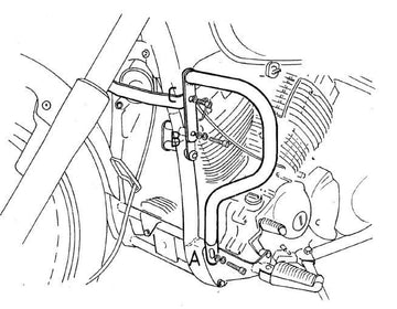 Yamaha XVS 650 Drag Star [1996-2003] - Motorschutzbügel
