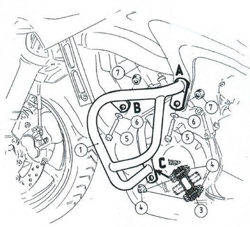 Yamaha FZ 6 [2004-2010] - Motorschutzbügel