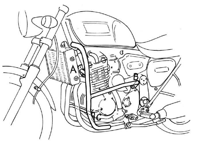 Triumph Thunderbird [1995-1998] - Protezione motore
