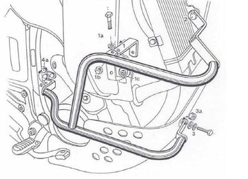 Honda XRV 650 [1988-1992] - Barra di protezione del motore