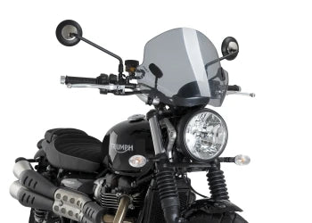 TRIUMPH SCRAMBLER 900 [2025] – front panel ABS – carbon look