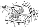 Yamaha XT 600 Ténéré [1988-1990] - Motorschutzbügel Detailansicht