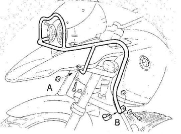BMW R 1150 GS [2000-2004] - Barra di protezione del serbatoio
