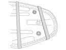 Ducati Monster 890 / + [2026-] - Seatpad Basic Set