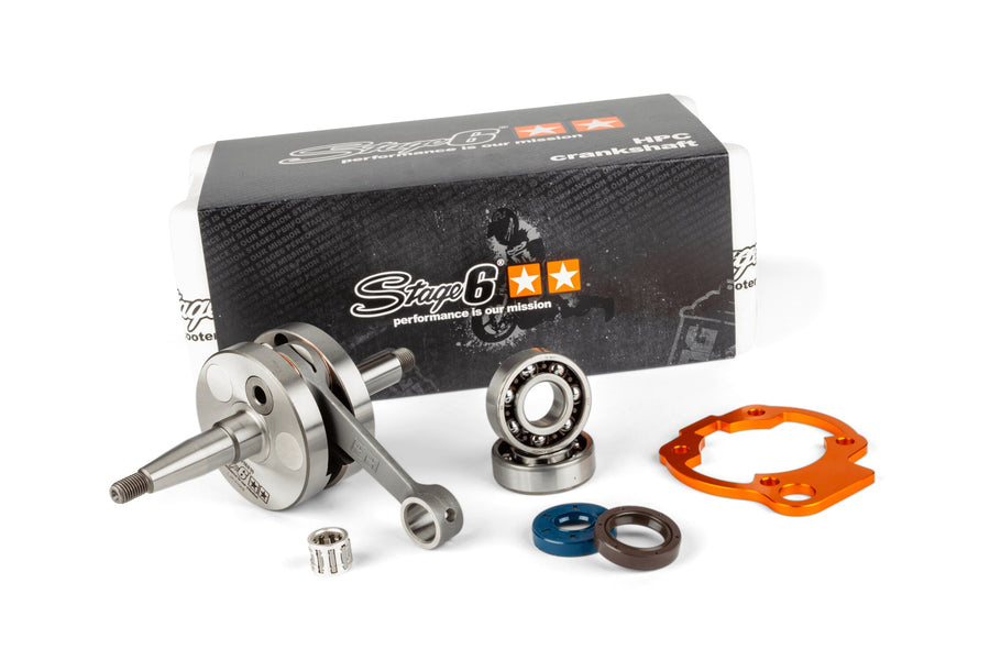 Beta RR Enduro 50 2T - crankshaft HPC cylinder base spacer 45mm stroke