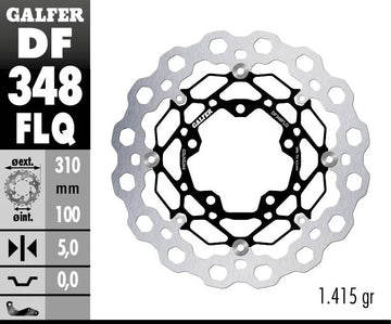 Suzuki Vzr 1800 Intruder M 1800 R [2013, 2011-2012] - Cubiq floating brake disc - picture 2