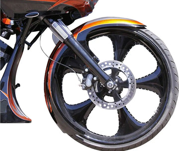Harley Davidson Touring [PAUL YAFFE BAGGER NATION] – Parafango in acciaio DEI 21", 23", 26" - 0