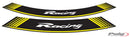PUIG Racing Felgenrandaufkleber – Universal | Gelb | PUIG 5531G