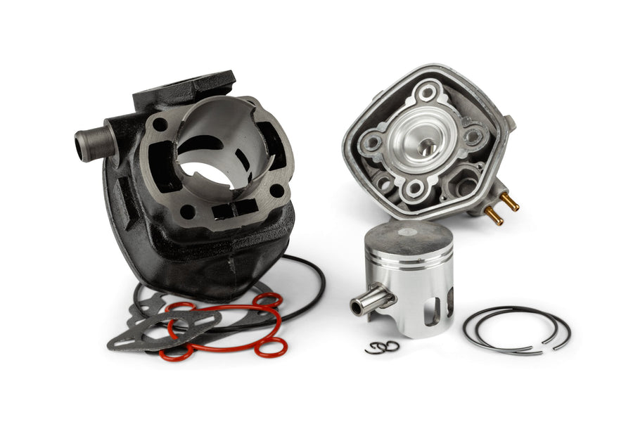 Aprilia SR Netscaper 50 2T LC - cylinder kit and crankshaft 70 gray cast iron LC