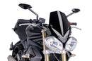 TRIUMPH STREET TRIPLE 675 RX [2016] - New Generation Sport Windschild | Schwarz | PUIG 5658N