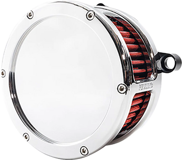 Harley-Davidson FLHLT 1923 Street Glide 3 117 [2026] - BA Luftfilterkit – Oberfläche: Verchromt, Rot – Bild 1