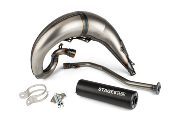 Beta RR-T SM 50 2T - Scarico Streetrace High Mount sinistro nero