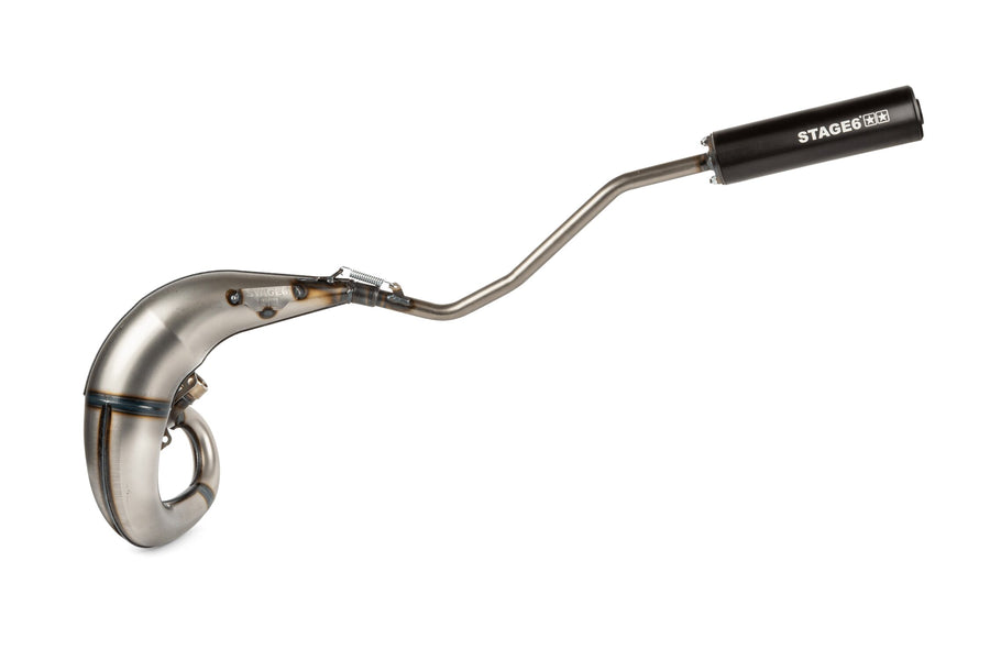 Beta RR Enduro 50 2T - Exhaust Streetrace High Mount left black