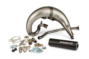 Aprilia RX 50 2T D50B1 [2006–] - Scarico Streetrace CNC nero