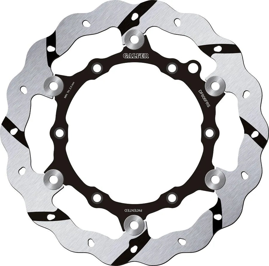KTM EXC 300 TBI [2026-2027] - disco freno a onda flottante, scanalato – immagine 1