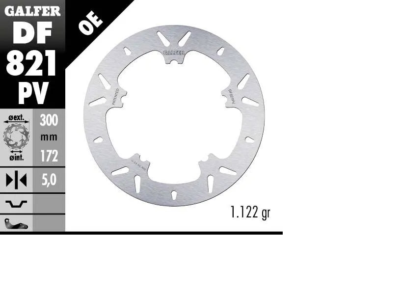 Harley-Davidson Vrscdx 1250 Night Rod Special [2010, 2012, 2015-2016] - Brake disc fixed round - picture 2