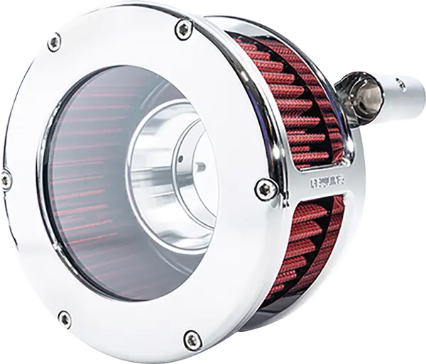 Harley-Davidson FLRT 1690 Freewheeler [2015-2016] - Kit filtro aria BA - Superficie: cromato, rosso, trasparente - Immagine 2